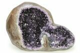 Dark Purple Amethyst Geode - Uruguay #275663-1